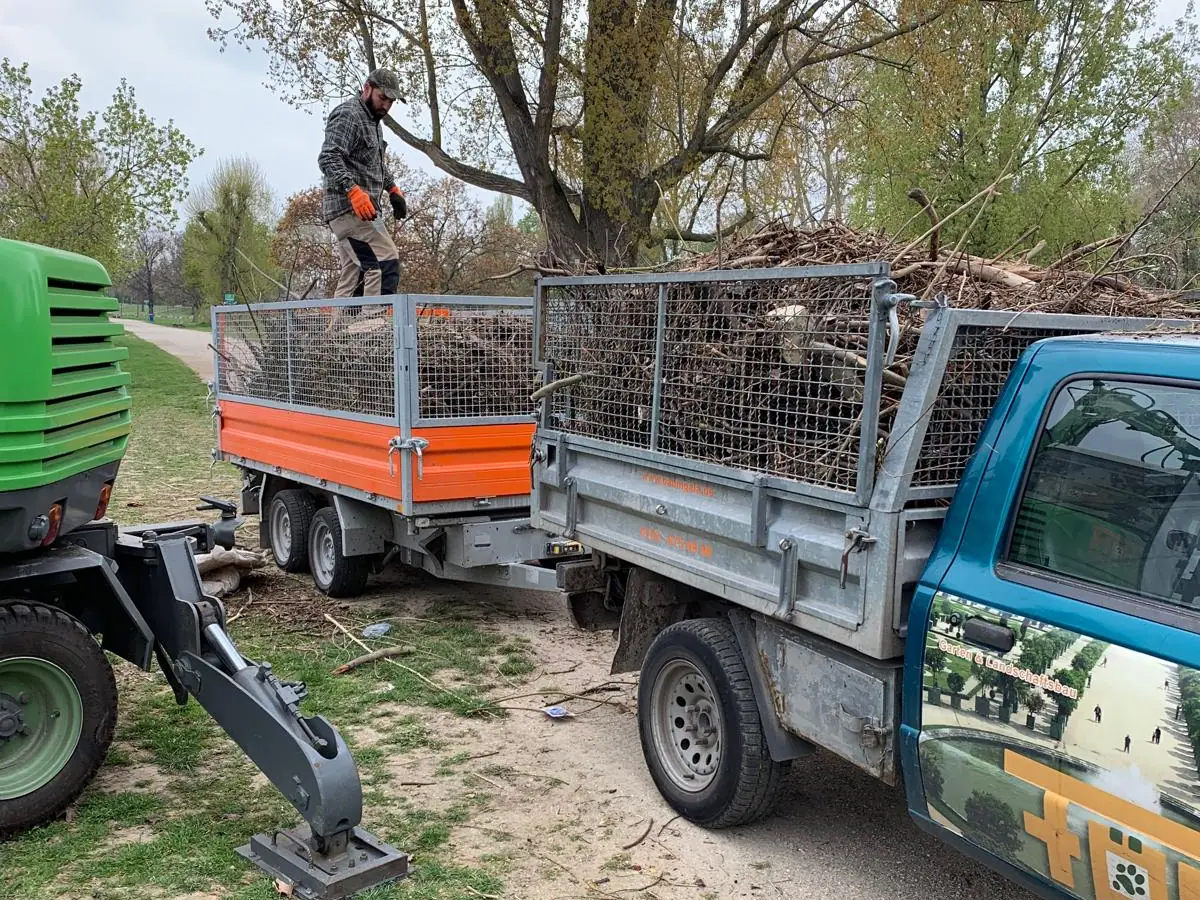 Astwerk-Verladung auf FÖH Fahrzeug
